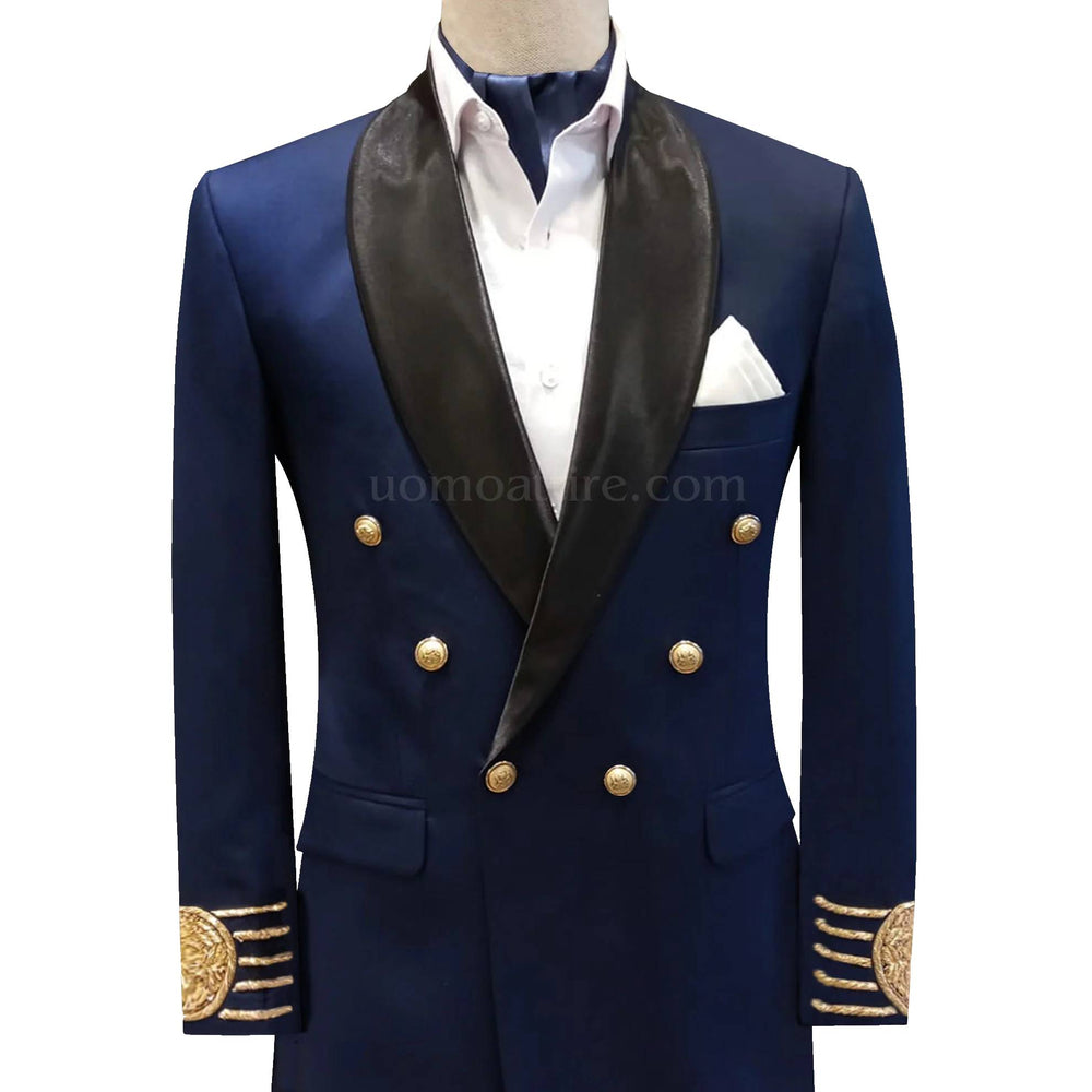 Woolen fabric mens blue tuxedo 2 piece suit, suits, tuxedo suit, blue tuxedo suit