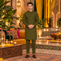 Men's Imported Jamawar Rao Silk Fabric Kurta Pajama