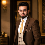 Dark Brown Super 150's Italian Wool Suit Worn by Mr. Adil Sajjad
