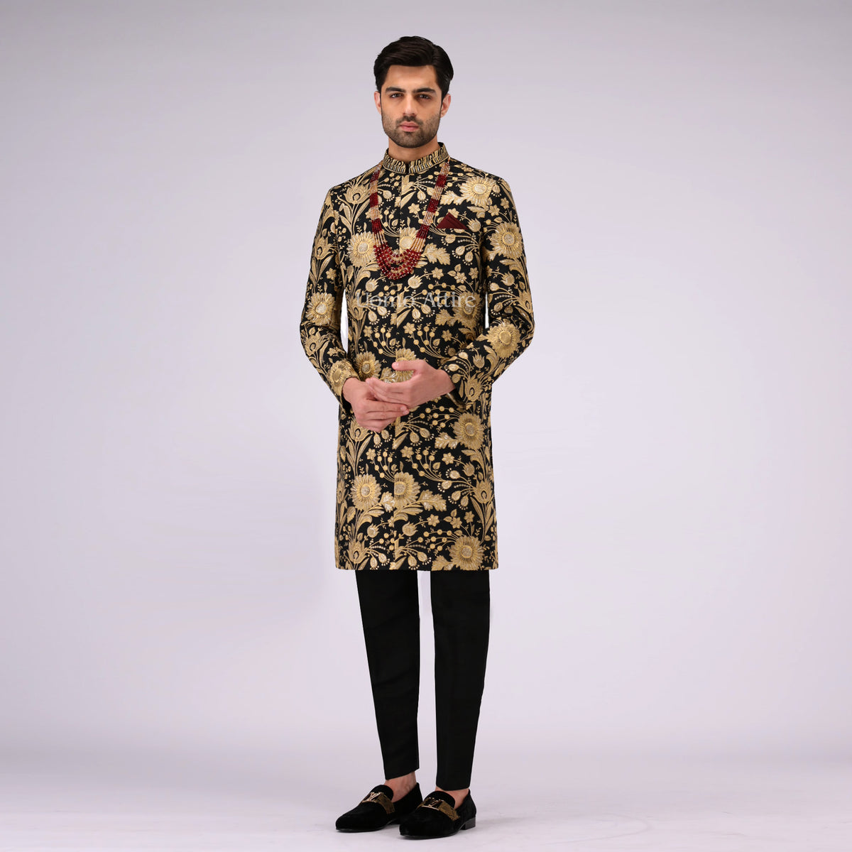 black-sherwani-design