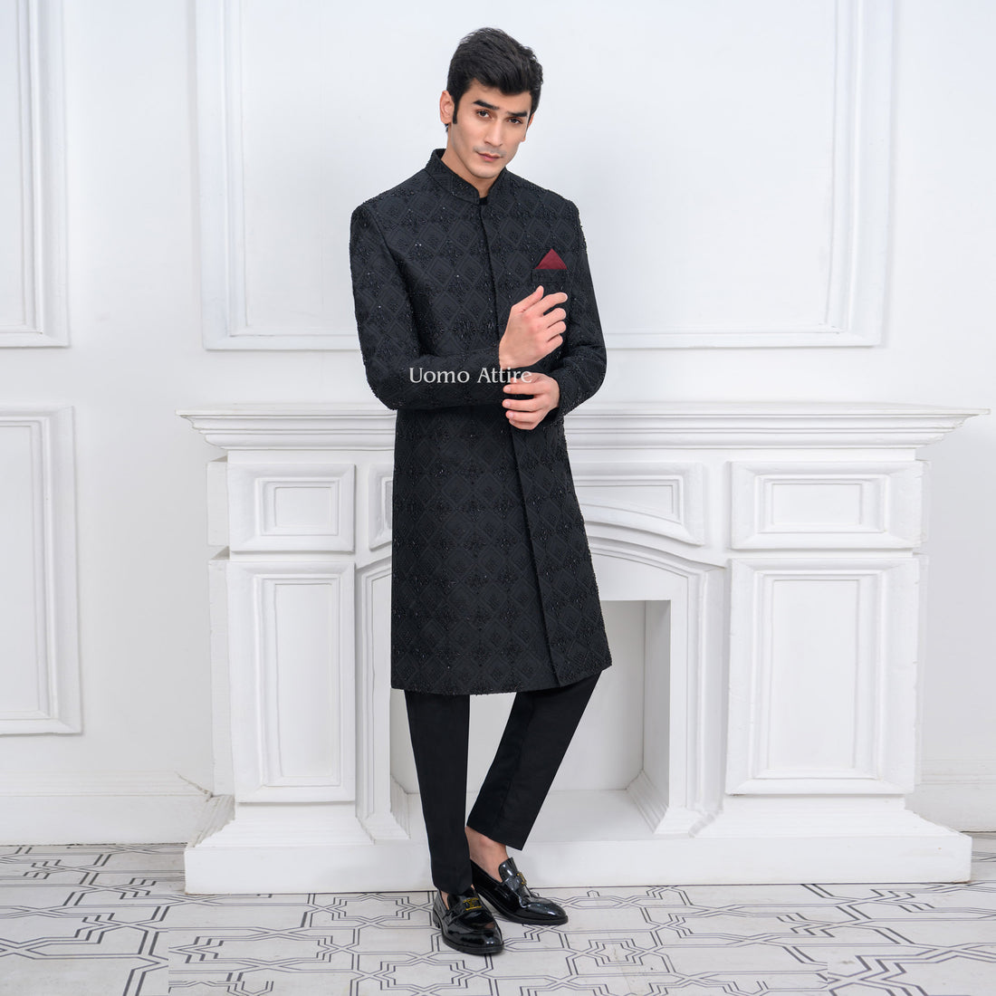 Ahmad Raza Fancy Men Sherwani - AR9023