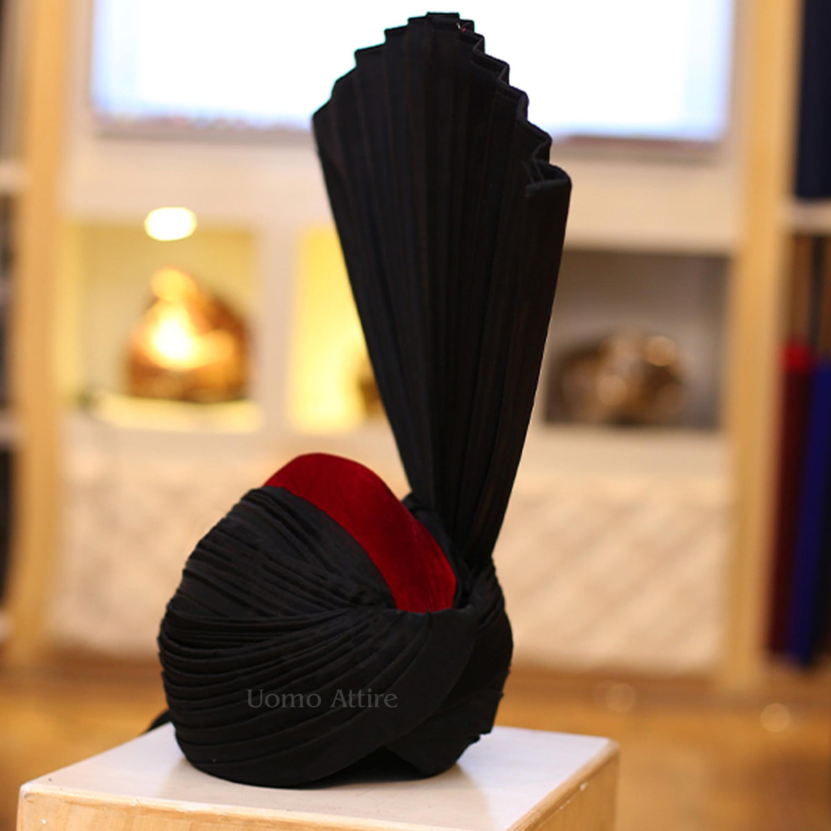 black turban for groom
