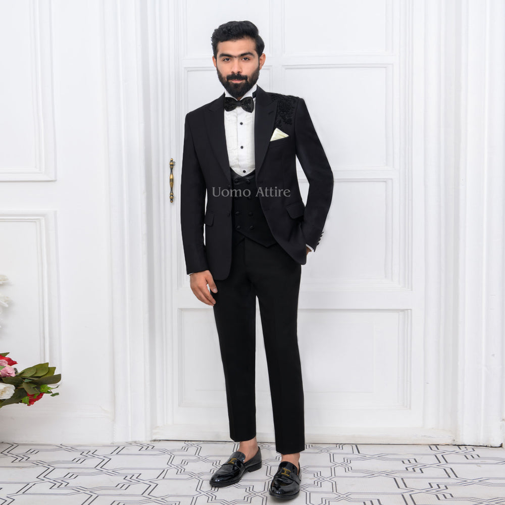 Modren Black Tuxedo for Weddings & Special Occasions