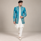 Classic Designer Open Front Wedding Prince Coat