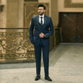 Luxury Custom Made Embellished Tuxedo Suit For Groom