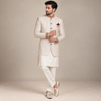 Luxurious fully embroidered prince coat