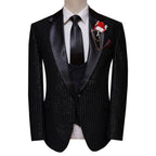 Black Wedding Tuxedo Suit for Groom | Groom Tuxedo Suit