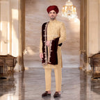 golden-emblihed-sherwani-for-groom