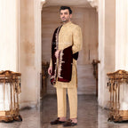 golden-sherwani-design-for-groom