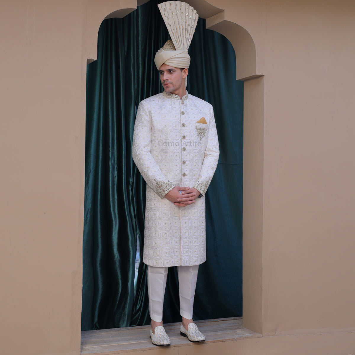 luxury-off-white-sherwani