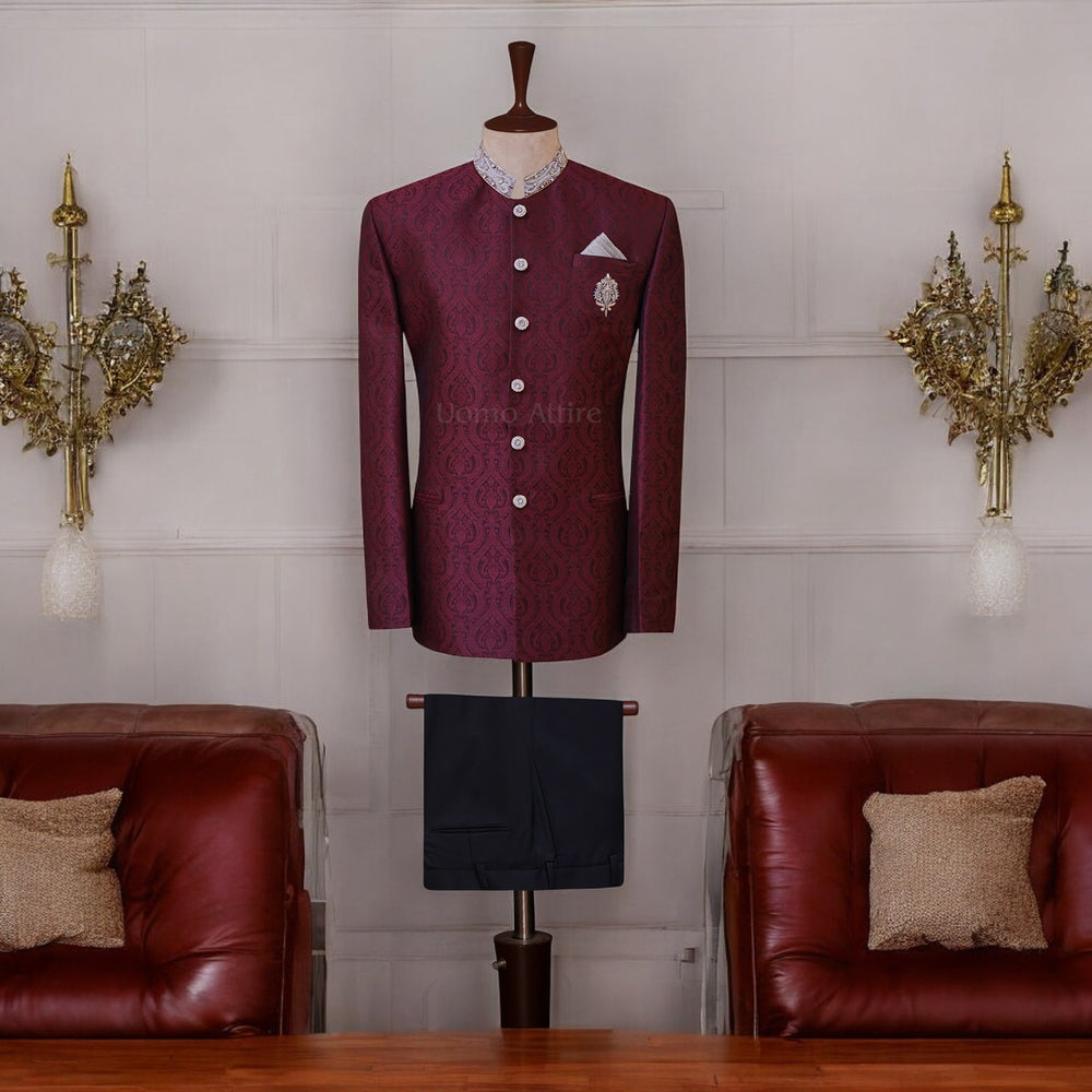 
                  
                    maroon prince coat
                  
                