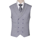 mini checked waistcoat