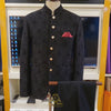 Black customized Prince Coat with fully micro black embllishement | Black prince coat for groom video