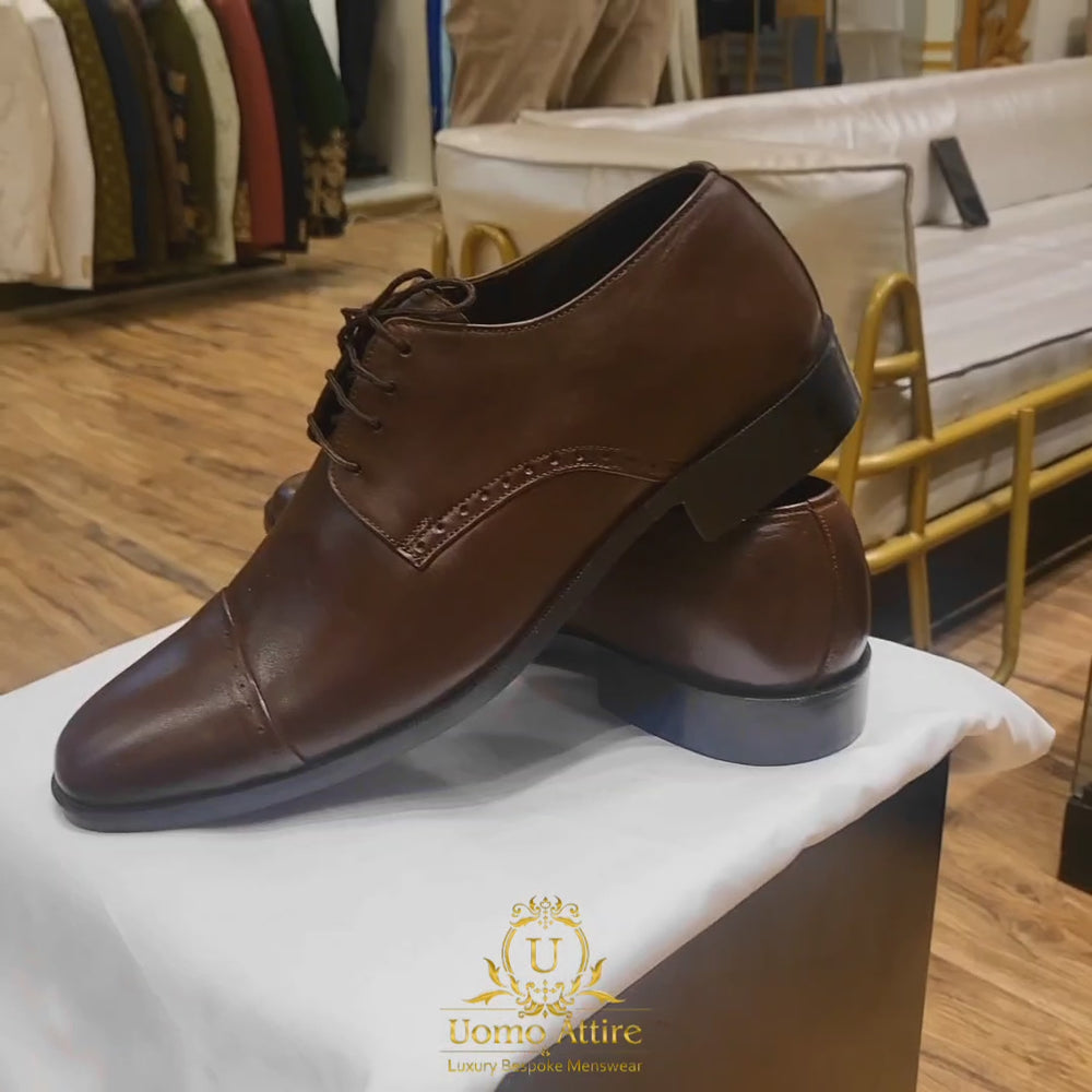 
                  
                    Carica e riproduci video nel visualizzatore Galleria, Leather Designer Formal Shoes For Men | Leather Shoes for Men
                  
                