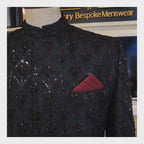 Stylish Black Designer Sherwani for Groom