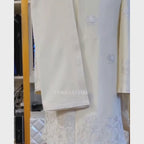 Off White Karandi Silk Groom Sherwani | Wedding Sherwani for Groom
