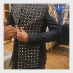 Luxurious Custom-Made Prince Two-Piece Suit for Groom with Embellishments