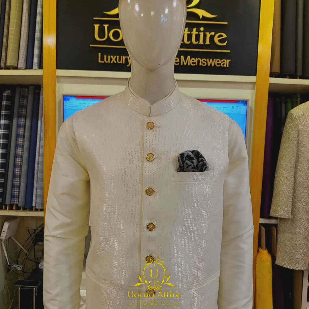 Waistcoat with same color kurta pajama | Waistcoat