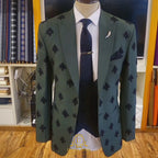 Custom-made-embellished-light-green-3-piece-suit | Three piece suit designs