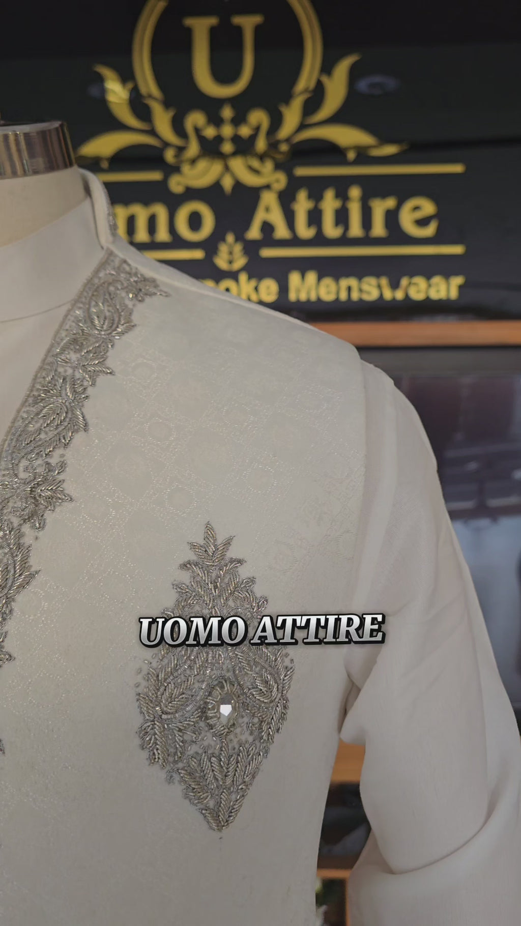 Premium Pure White Waistcoat with Hand Embellishment | Luxury Groom & Wedding Wear