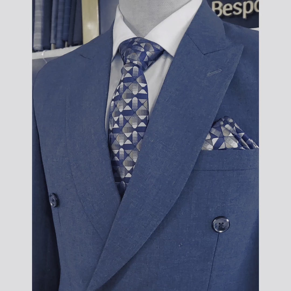 sachin and babi light blue dress Best Blue Double Breasted Suits For Plus Size Men – Uomo Attire
