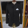 Luxury Black Prince Coat with Black Embellishments
