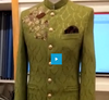 Custom made prince coat in pure soft karandi fabric | deep green prince coat in pakistan