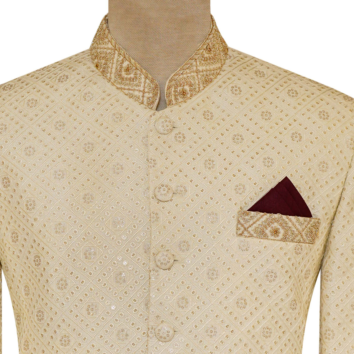 Luxury Off White Prince Coat Pakistan for Men in USA