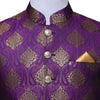Pure imported jamawar waistcoat for mehndi | Mehndi Waistcoat