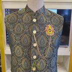Waistcoat for Mehndi with Kurta Pajama or Shalwar Kameez