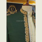Deep Green Prince Pakistan with Shalwar Kameez buy Online in USA