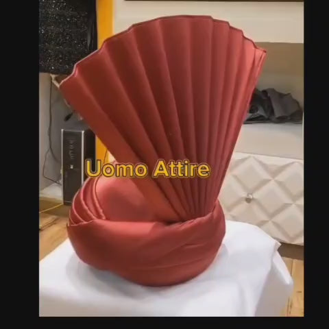 Turbante personalizzato in pura seta importata shimla corto