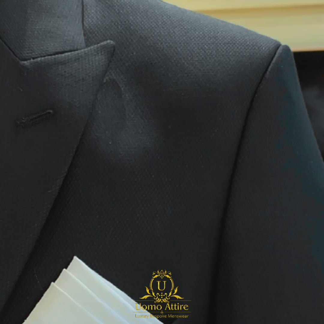 Men's Premium Deep Green Double Breasted 2 Piece Suit