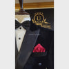 Black Velvet Double Breasted Tuxedo Suit for Men | Velvet Tuxedo Suit