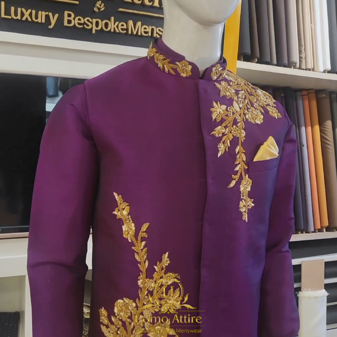 Mehndi waistcoat with kurta pajama | Waistcoat with Kurta Pajama