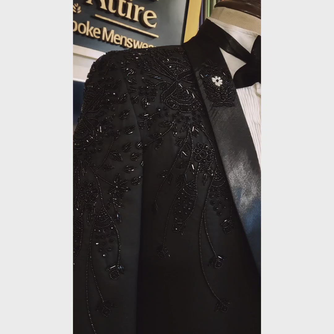 Black Designer Tuxedo for Weddings & Special Occasions