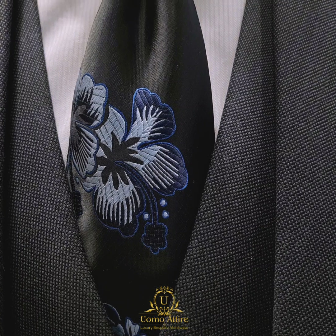 Made to order shark skin 3 piece suit | Bespoke 3 Piece Suit in USA