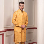 waistcoat and kurta pajama