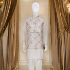 Luxurious Cream Waistcoat for Special Occasions