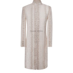 Elegant Cream Embroidered Sherwani for Weddings and Special Occasions