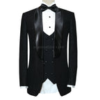 The Perfectly Elegant Men's Black Tuxedo 3-Piece Suit, tuxedo, tuxedo suit, wedding tuxedo, black tuxedo
