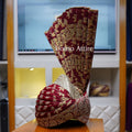 Customized Aitchisonian turban with elegant border fabric