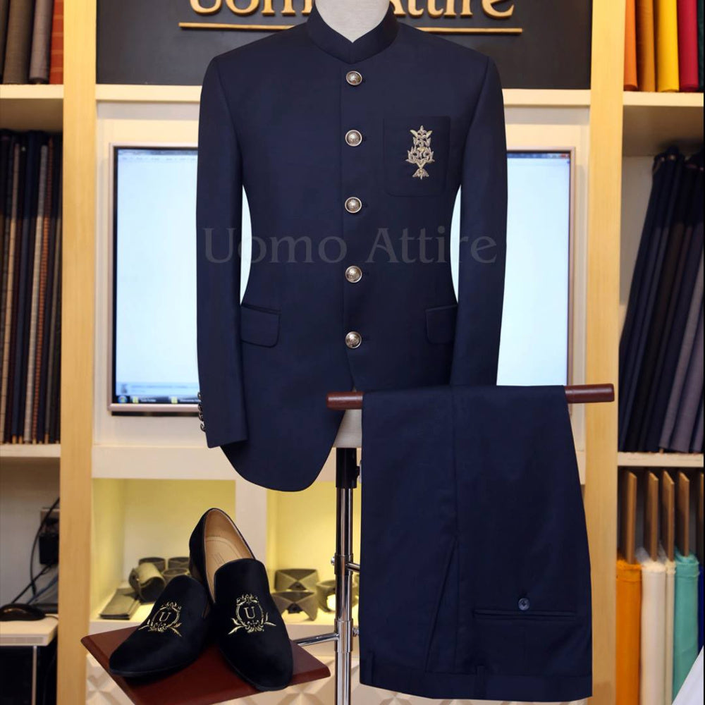 Tropical fabric customized prince suit
