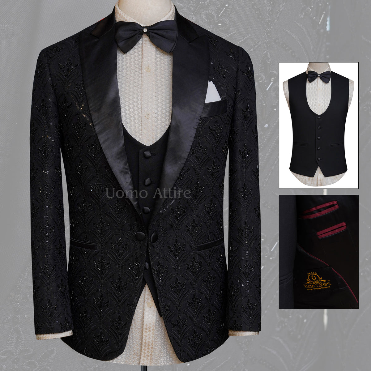 Fit Tuxedo 3 Piece Set