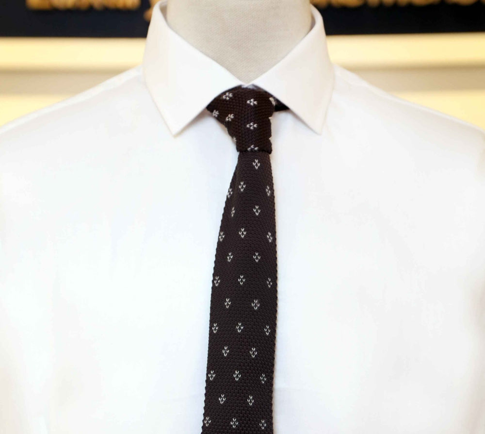 Cravate tricotée à la main pour homme 