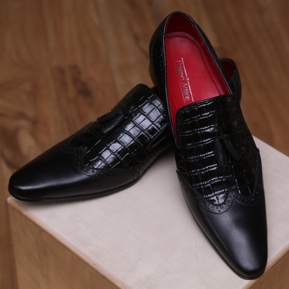 Mens Black Suit Shoes Black Formal Shoes For Men – Uomo Attire