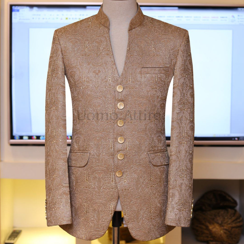 Luxury ricamo prince coat