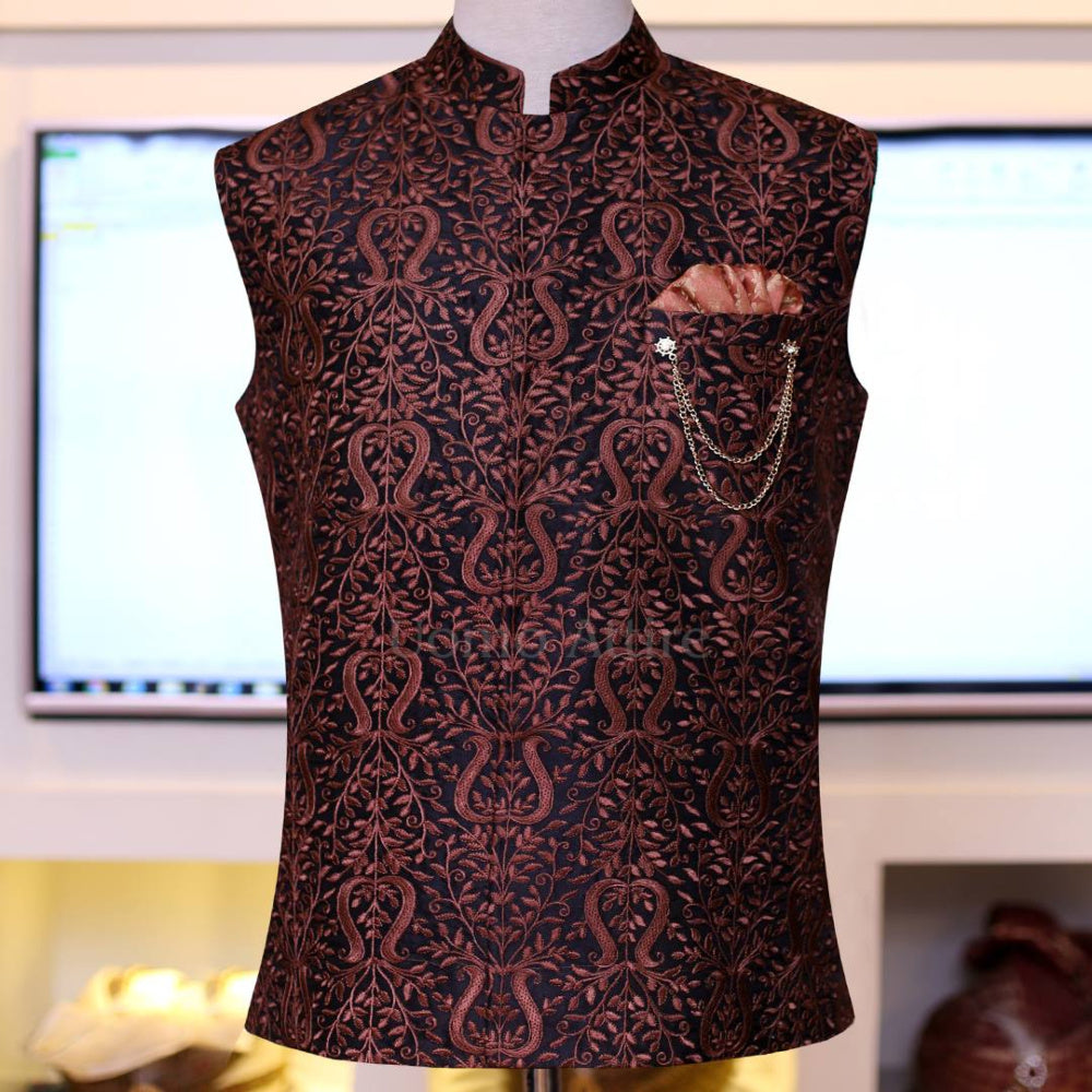 Gilet brodé Elegance 