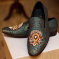 Parrot Green Shoes For Groom