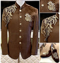 Custom-tailored embellished velvet prince coat | Prince Coat